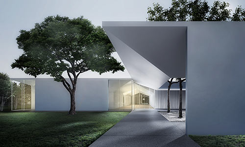 Proposed Menil Drawing Institute by Johnston Marklee, West Main St., Montrose, Houston