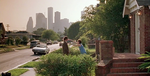 Still from Closing Scene of Reality Bites, W. Clay St. Looking East Toward Downtown, Houston