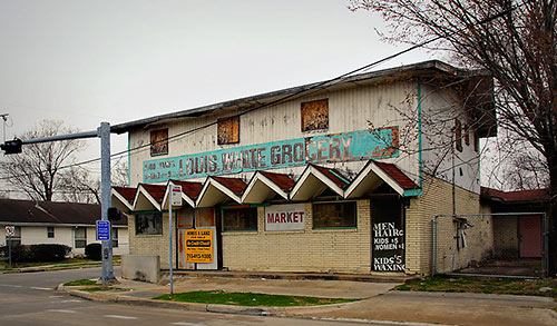Former Louis White Grocery Store, 4101 Lyons Ave., Fifth Ward, Houston