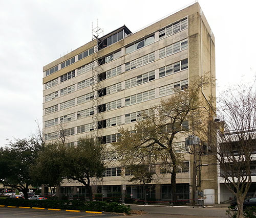 Demolition of Office Building at 3400 Montrose Blvd., Montrose, Houston