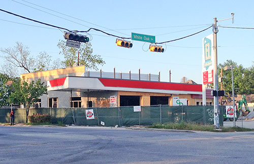 Construction of The El Cantina Superior, 602 Studewood St., Houston Heights