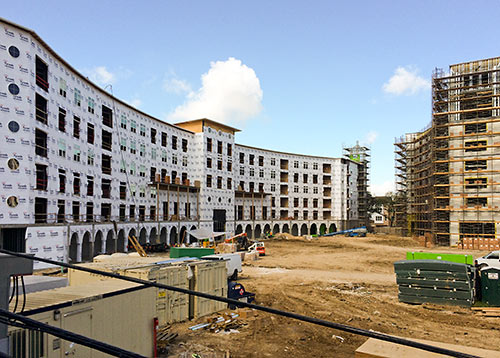 Construction of Aria and Olympia at Willowick Park, Highland Village, Houston