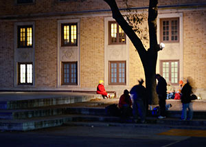 Homeless Camp Outside City Hall, Houston