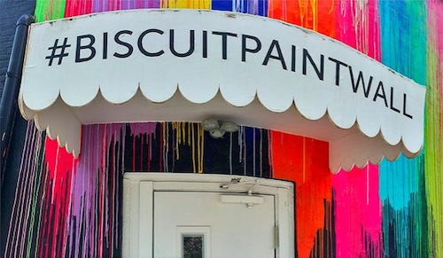 Biscuit Paint Wall at 1435 Westheimer