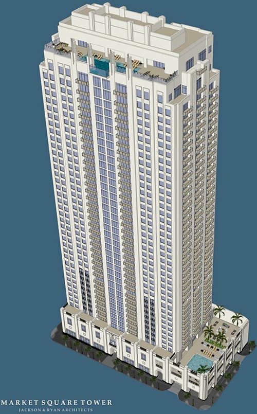 Proposed Market Square Tower, 777 Preston St., Market Square, Houston