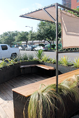 Parklet, 321 W. 19th St., Houston Heights