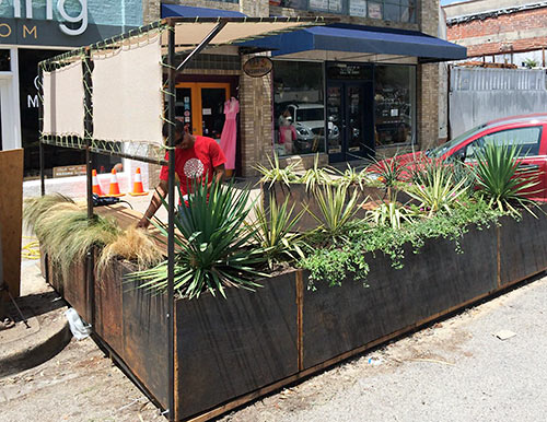 Parklet, 321 W. 19th St., Houston Heights