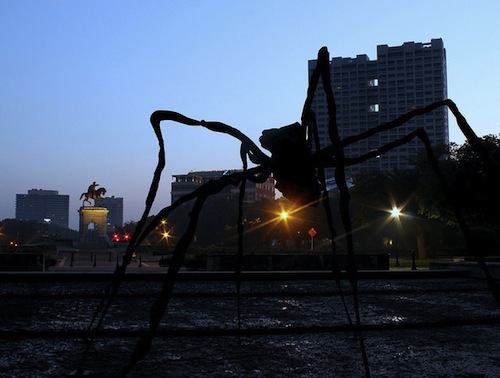spider by louise bourgeois - hermann park