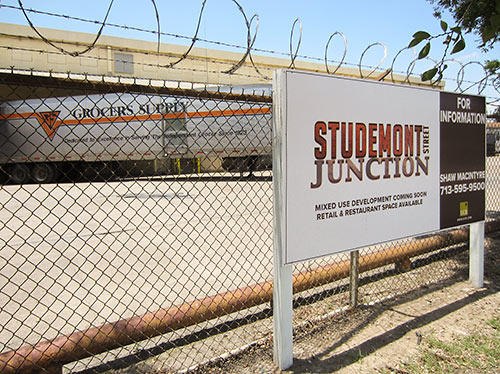Proposed Studemont Junction Development, Studemont St. at Hicks St., First Ward, Houston