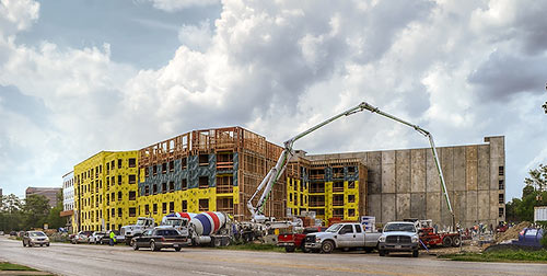 Construction of Aura Memorial Apartments, Memorial Dr. Between Dairy Ashford and Eldridge Pkwy., Houston