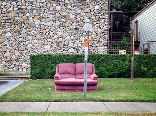 1920 W. Alabama Street abandoned couch