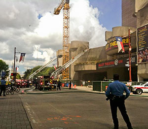Fire at Alley Theatre, 615 Texas Ave., Downtown Houston