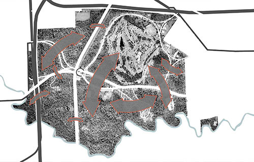 Proposed Tunnels and Land Bridge for Memorial Park, Houston