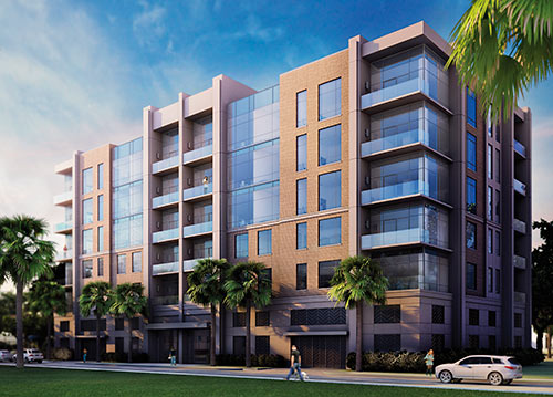 Rendering of Riva at the Park, 3331 D'Amico St., North Montrose, Houston