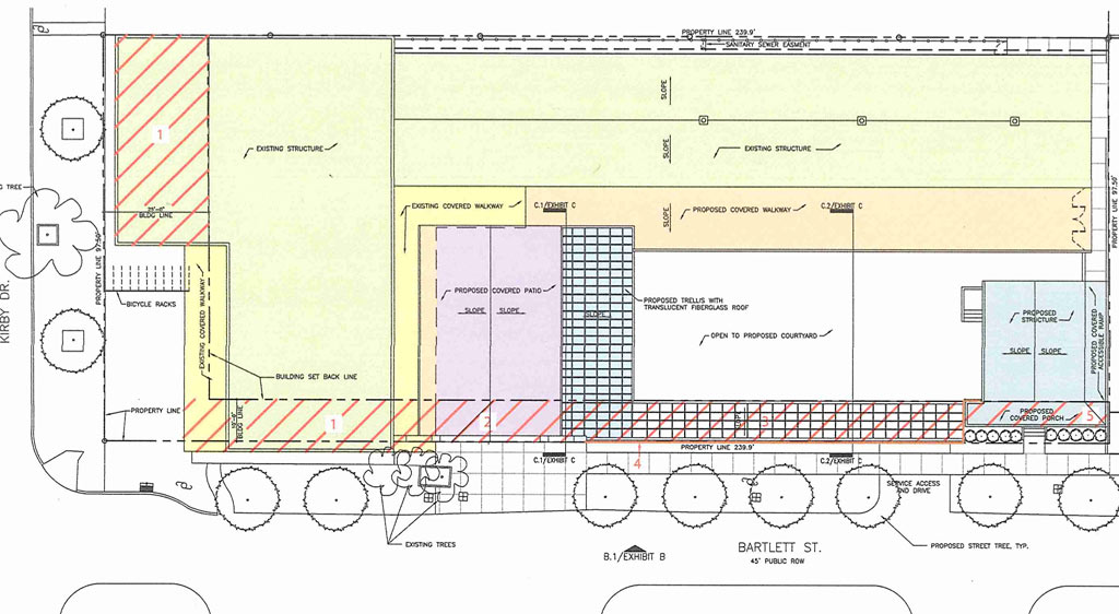 Proposed Expansion of Goode's Armadillo Palace, 5015 Kirby Dr., Upper Kirby, Houston