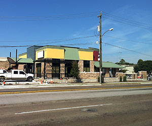 Berryhill Baja Grill Under Construction at 43rd St. and Ella Blvd., Oak Forest, Houston