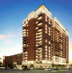 Rendering of Proposed The Carter, Formerly Chelsea Montrose, 4 Chelsea Blvd., Museum District, Houston