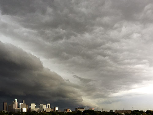 Storm Clouds Over Downtown Houston