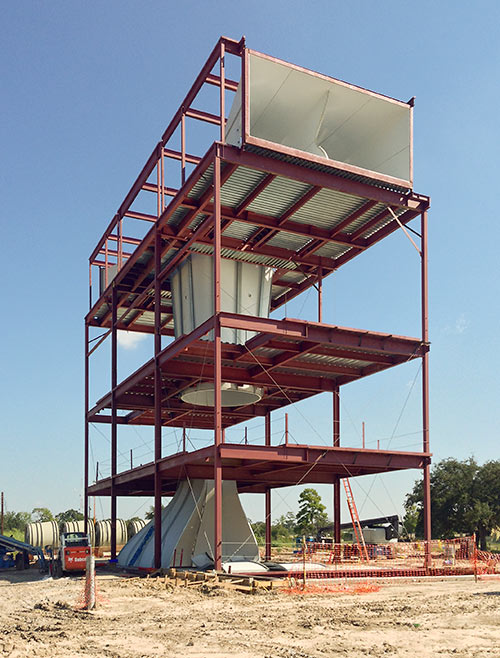iFLY Indoor Skydiving Facility Under Construction, 9540 Katy Fwy., Spring Branch, Houston
