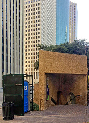 Public Restroom, Tranquillity Park, Rusk and Smith Streets, Downtown Houston