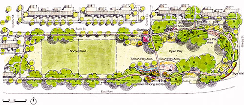 Proposed Community Park at Kelly Village Housing Development, 3118 Green St., Fifth Ward, Houston