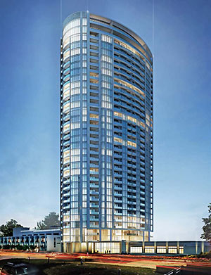 Proposed 33-Story Residential Tower for San Felipe St., Houston