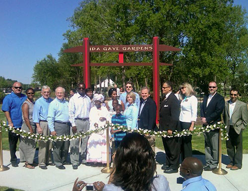 Opening of Ida Gaye Gardens Park, Greenspoint, Houston
