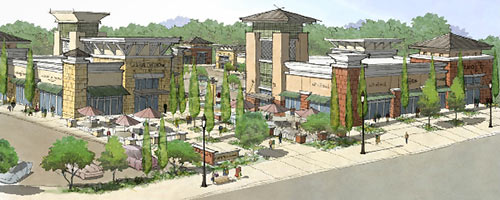 Proposed Oaks on Shepherd Shopping Center, 4000 N. Shepherd Dr., Independence Heights, Houston