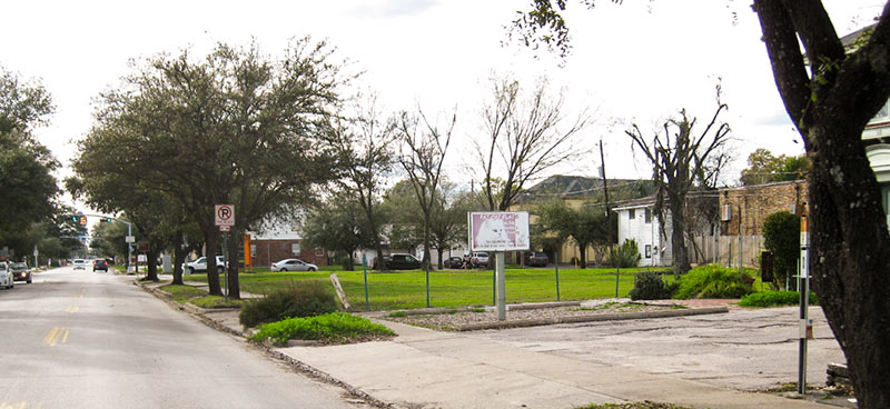 Site of Proposed Alabama Row Shopping Center, 1518 W. Alabama St., Montrose, Houston