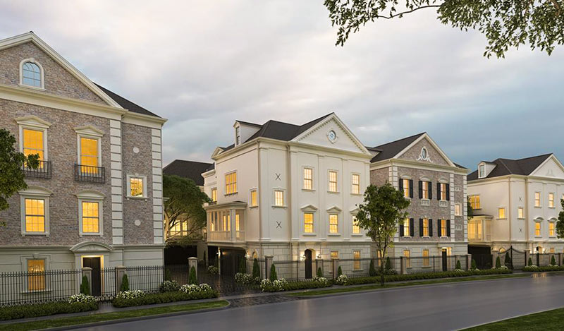 Rendering of Mimosa Place, 2415 Mimosa Dr., Avalon Place, Houston