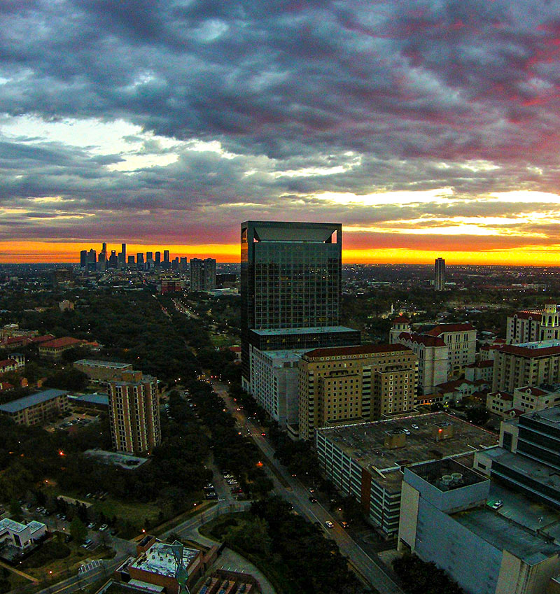 Sunrise, Texas Medical Center, Houston