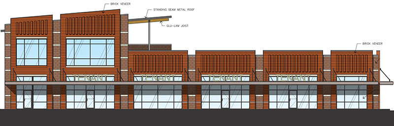 Proposed West Gray Plaza Strip Center, 504 W. Gray St., North Montrose, Houston