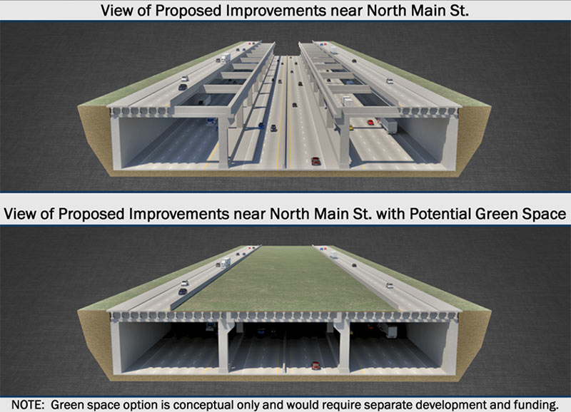 Proposed Changes to I-45, I-10, and I-69, Houston