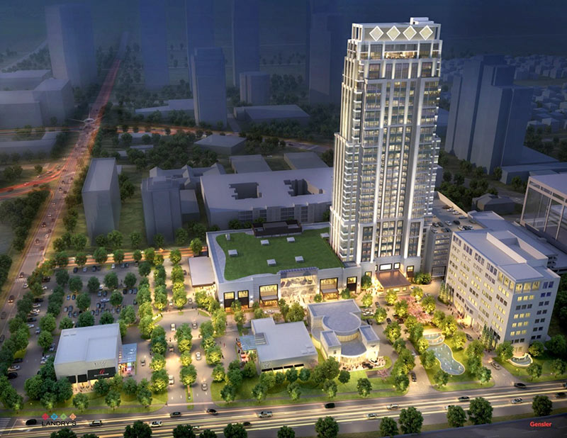 Landry's Proposed Post Oak Hotel Complex, 1600 West Loop South, Galleria, Houston