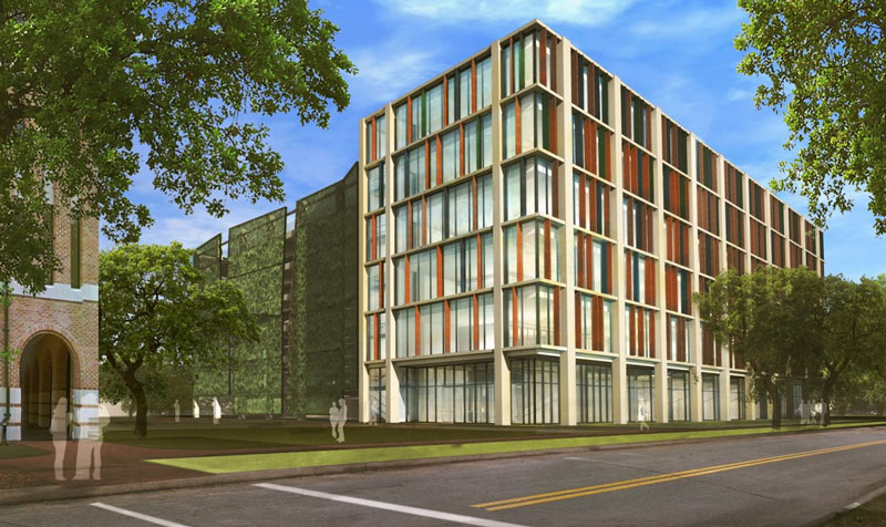 Proposed Office Building and Parking Garage at Rice University, 6100 Main St., Houston, 77005