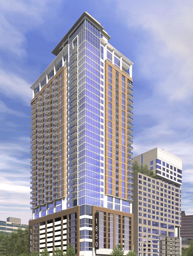 Proposed Apartment Tower at 6750 Main St., Medical Center Area, Houston, 77005