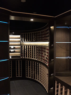 Wine Storage by NCV Custom Wine Rooms