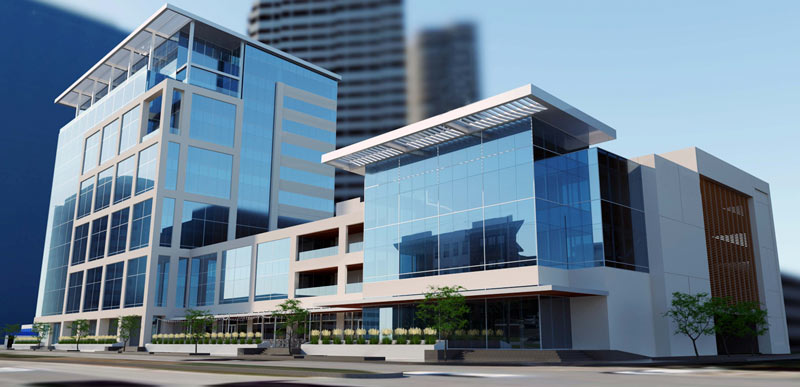 Rendering of Regions Financial Center, 3773 Richmond Ave., Greenway, Houston, 77046