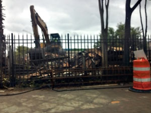 Demolition at 3505 Louisiana St., Midtown, Houston, 77002