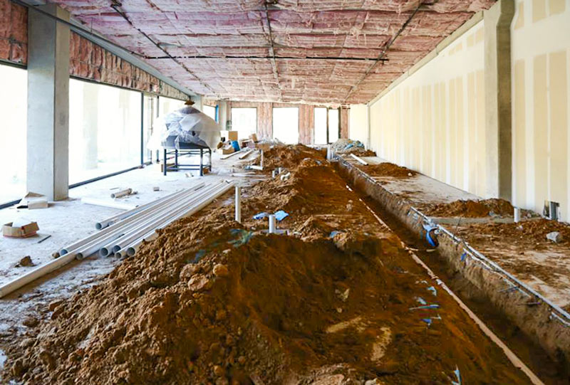 construction at Cane Rosso Montrose, 4306 Yoakum Blvd., Montrose, Houston, 77006