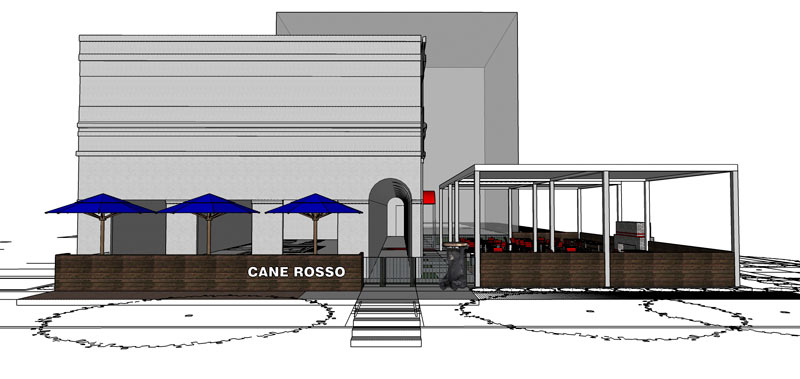 Rendering of planned Cane Rosso in Montrose