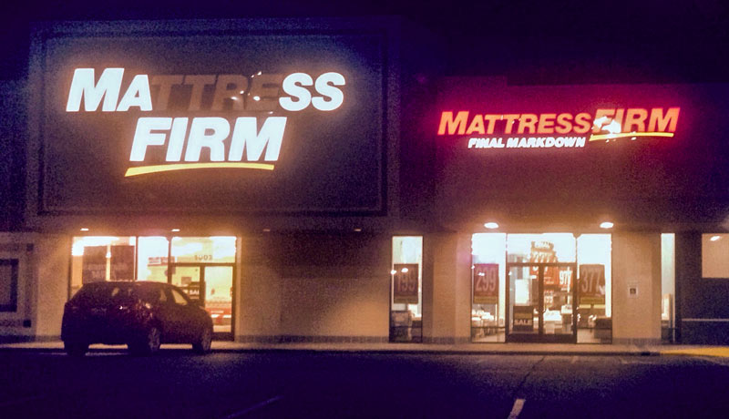 Side-by-side Mattress Firms, Westheimer Rd. at Montrose Blvd., Montrose, Houston, 77006 