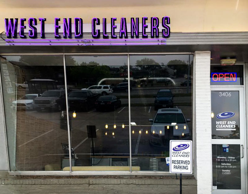 West End Cleaners, 3406 N. Shepherd Dr., Garden Oaks, Houston, 77018