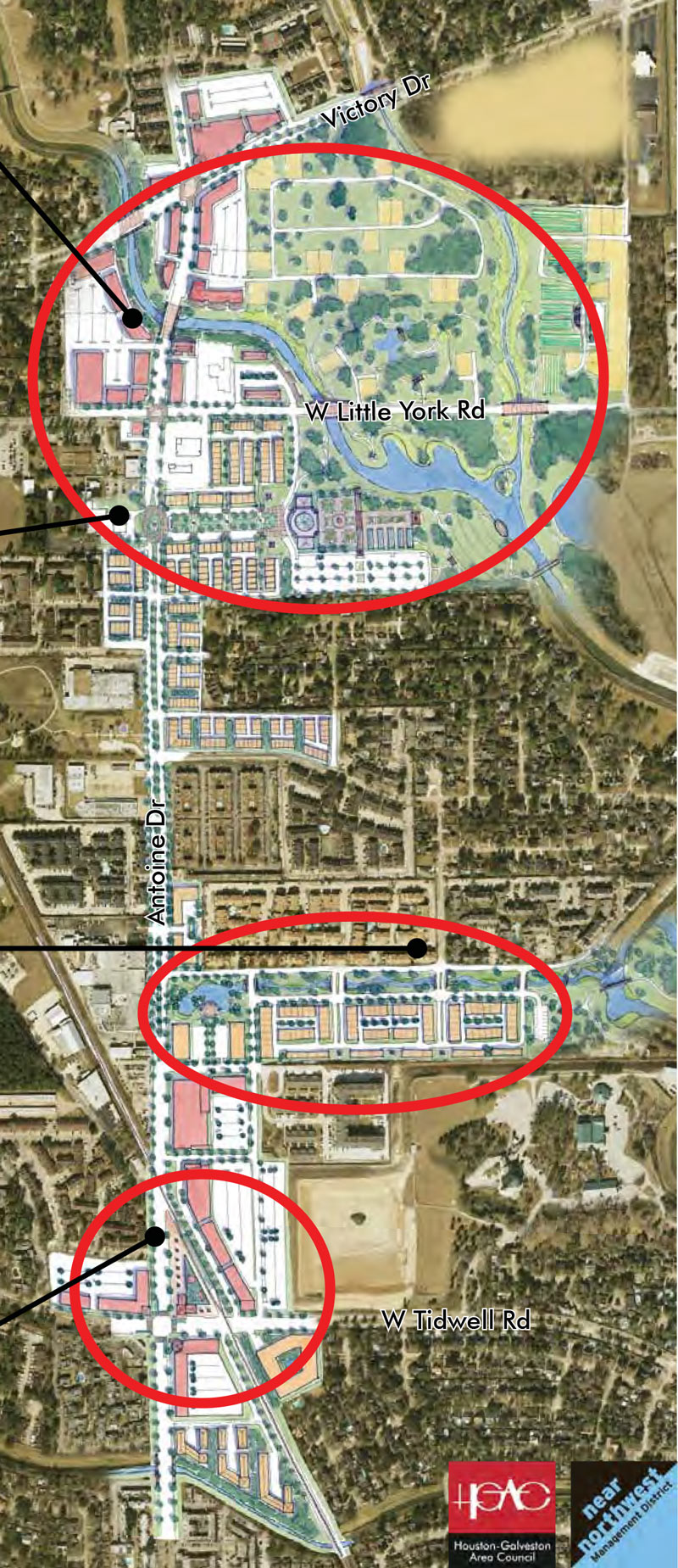 Livable Centers plan, Near Northwest, Houston, 77088