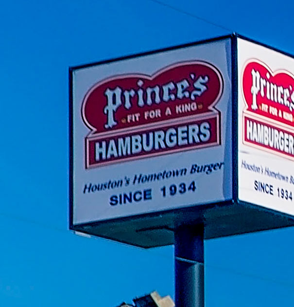 Prince's Hamburgers at 3425 Ella Blvd., Garden Oaks/Oak Forest, Houston, 77018