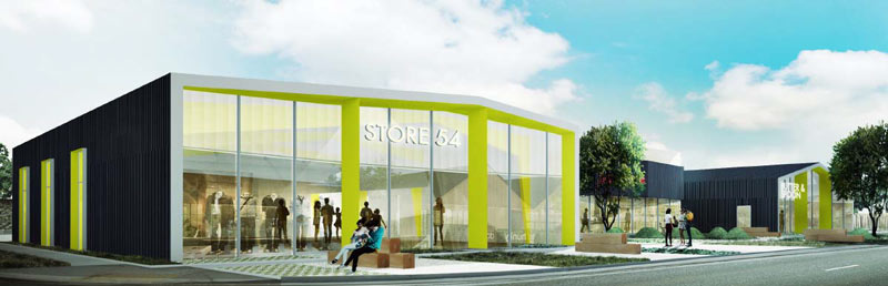 Lowell St. Market Plans, 718 W. 18th St., Houston Heights, Houston, 77008
