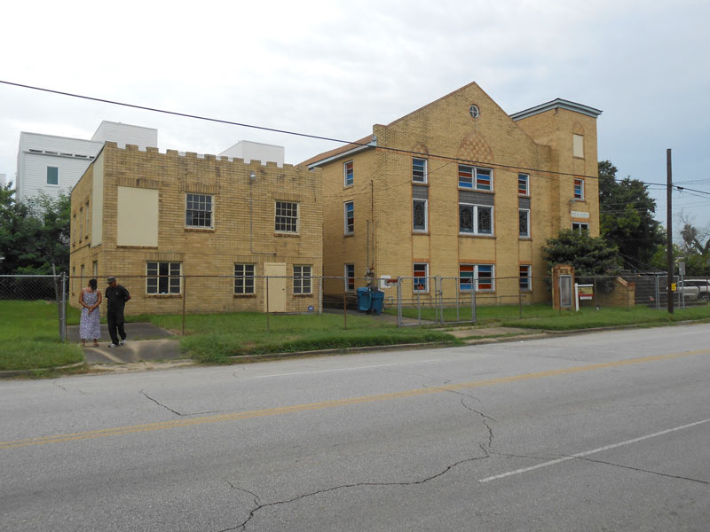 Former New Hope Missionary Baptist Church, 1221 Crockett St., First Ward, Houston, 77007