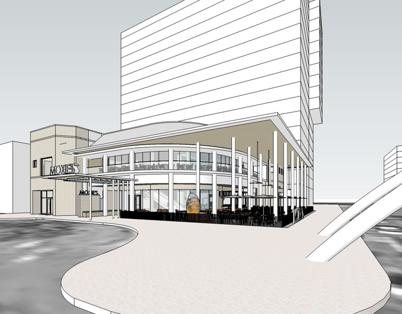 Post Oak Centre Moxie's rendering