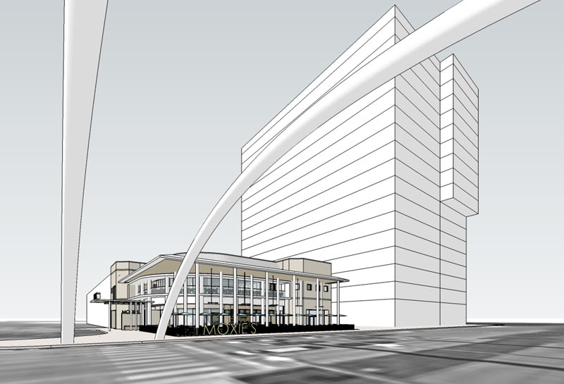 Post Oak Centre Moxie's rendering