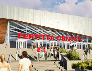 Rendering of Fertitta Center at former Hofheinz Pavilion